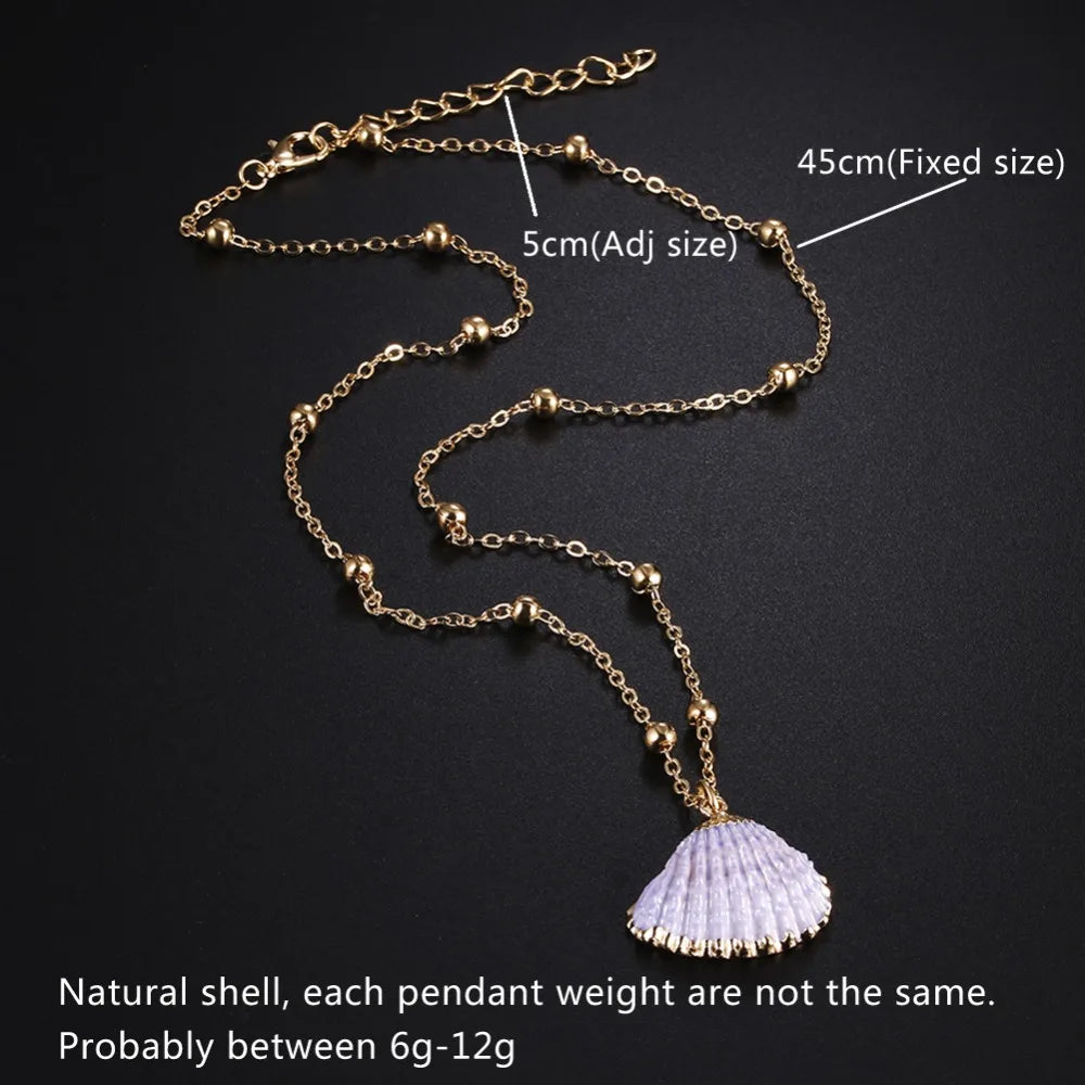 Pendant Natural Shell Necklace
