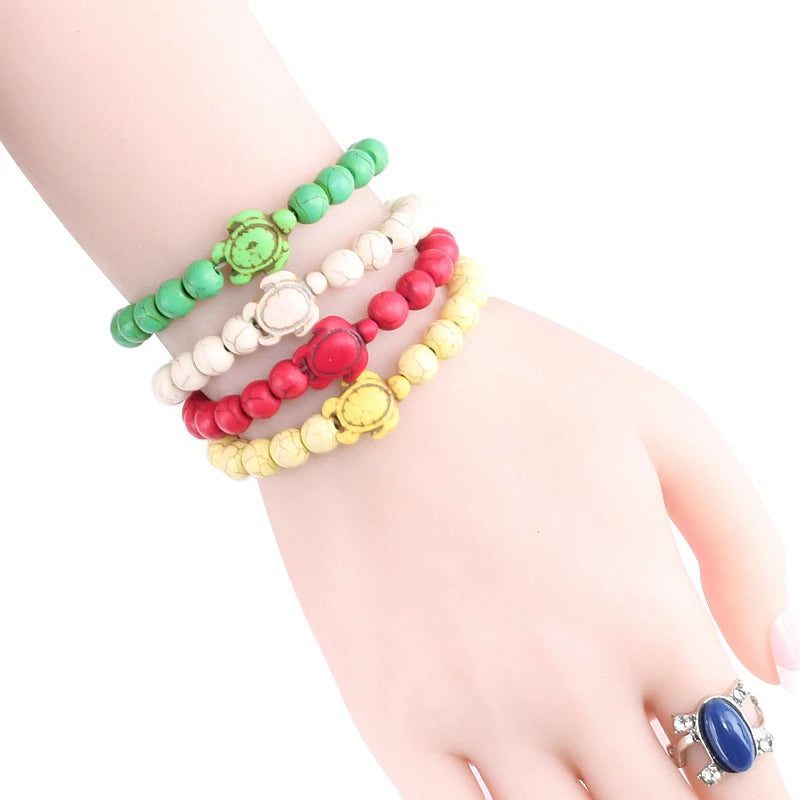 Sea Turtle Beads Bracelet