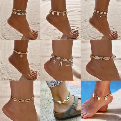 Vintage Sea Shell Anklet